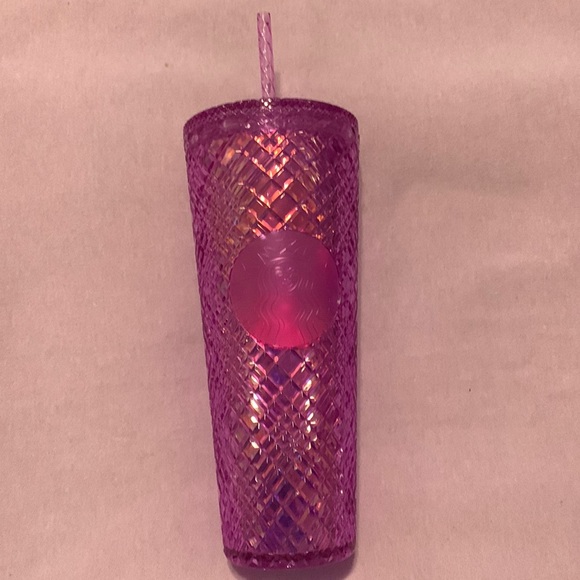 Starbucks Accessories - Starbucks Light Purple Taffy Jeweled Tumbler